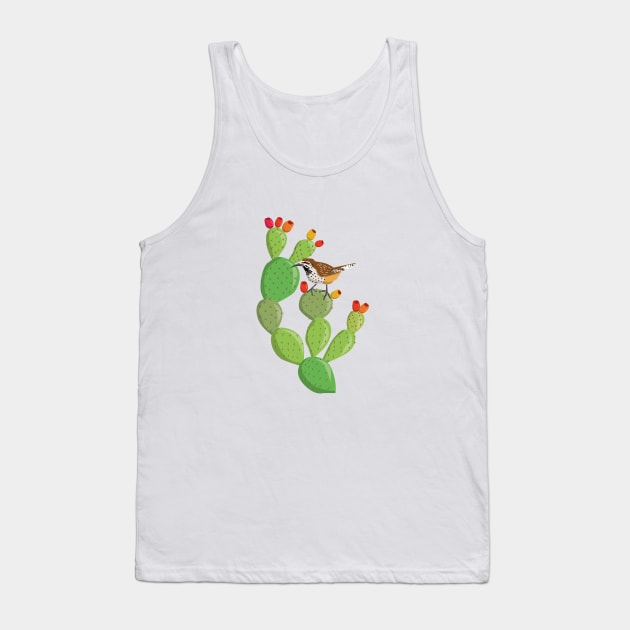 Cactus wren Tank Top by Zolinstudio